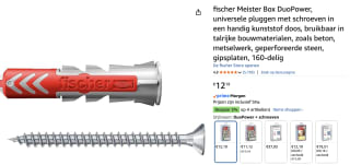 Fischer Meister Box DuoPower - 160delig voor €12,19