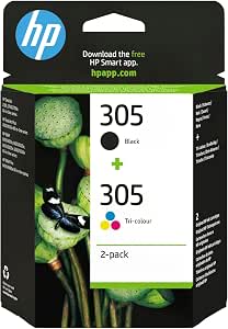 HP 305 6ZD17AE pack tinta negra y tricolor por 21,93€