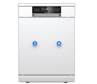 Lave Vaisselle 14 couverts Elsay 408GEM00065 pose libre blanc à 177,201€