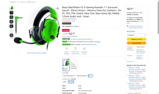 Audífonos Gamer Razer BlackShark V2 X por $621 | Oferta Amazon