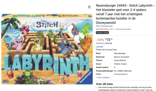 Ravensburger Labyrinth - Stitch bordspel voor €15,25