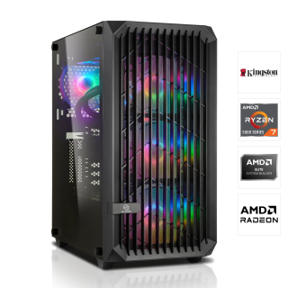 PC Gamer - Ryzen 7 5700X, RX 9060 XT 8 Go à 674,62€
