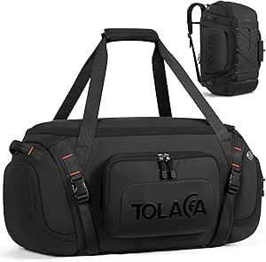 Tolaccea Bolsa de Deporte 40 L 3 en 1 te vale para viajar por 32,99€