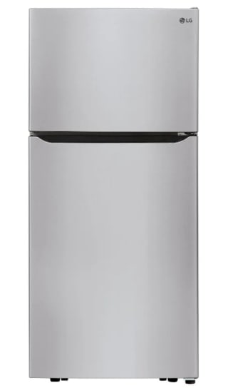 Refrigerador LG 20 Pies Top Mount LT57BPSX Acero Inoxidable
