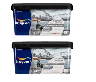 2 x Bruguer Pintura Plástica Mate Colores Del Mundo 4 l - Serie Escandinavia a 29.98€