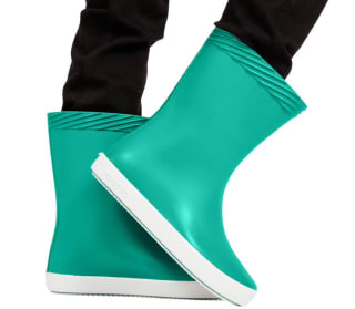 Regenlaarzen voor kinderen 100 turquoise voor €5 bij Decathlon