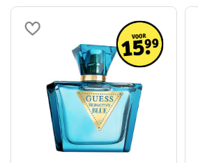 Diverse GUESS parfums 75 ml voor €15 bij Kruidvat