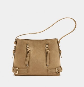 Bolso bombonera efecto piel con hebillas por 15.99€