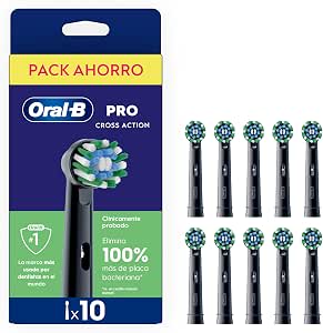 10 recambios Oral-B Pro CrossAction Cabezales por 23,70€