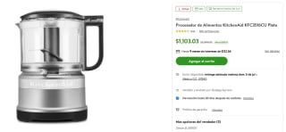 Procesador de Alimentos KitchenAid KFC3516CU por $1,103 | Bodega Aurrera