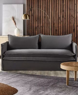 Alaniz Home Sofá Mallorca 3 Cuerpos de Lino por $549.990