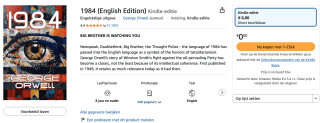 George Orwel 1984 (English Edition) e-book gratis via Amazon
