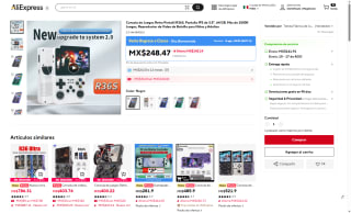 Consola Retro R36S 64GB por $396 | AliExpress