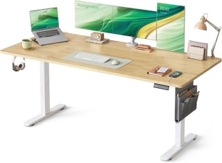 SONGMICS Escritorio Eléctrico, Regulable en Altura, 180 x 80 cm por 119.99€