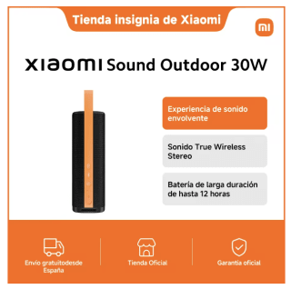 Altavoz Bluetooth Xiaomi Sound Outdoor 30W Hi-Fi IP67 por 28,96€