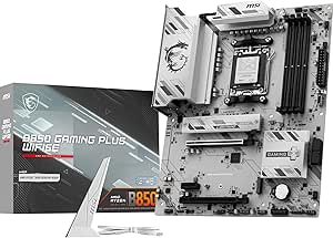 MSI B850 GAMING PLUS WIFI6E Motherboard, ATX - Supports AMD Ryzen 9000/8000 / 7000 P