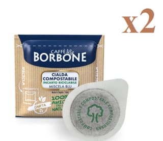 2 x Caffè Borbone Cápsulas Compostables Café Azul 150 uds por 19.98€