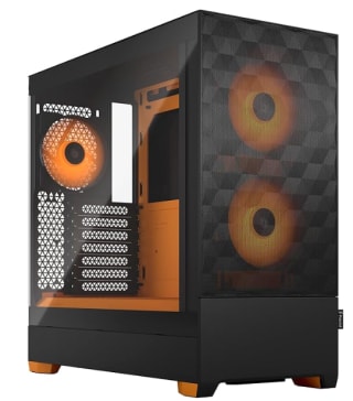 Boitier PC Fractal Design Pop Air RGB Orange Core Tempered Glass Clear Tint à 79,99€