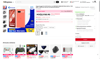 Google Pixel 7A 128GB Reacondicionado por $2,879 | AliExpress