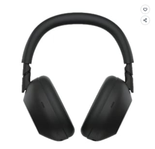 Casque sans fil Sony WH1000XM6 avec réduction active du bruit Noir à 368,99€