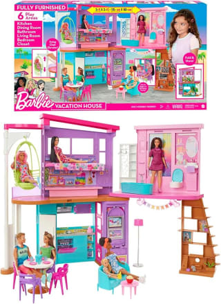 Barbie vakantie poppenhuis voor €63,12 bij Amazon