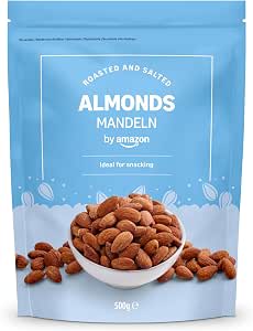 by Amazon almendras tostadas y saldas 500 g por 5.20€