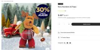 Reno Navideño de Felpa por $35 | Oferta Waldo's