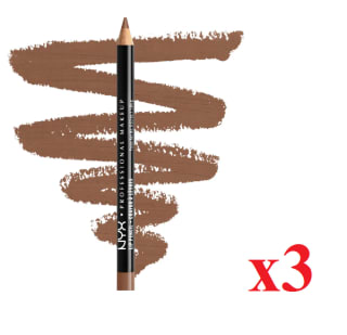 3 x NYX Slim Lip Pencil Delineador de Labios Mate Nude Truffle 1 g por 2.97€