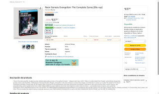 Neon Genesis Evangelion: Serie Completa en Blu-ray por $638 | Oferta Amazon