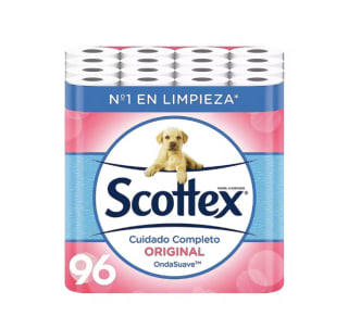 Papel higiénico Scottex Original pack 96 rollos por 21,32€