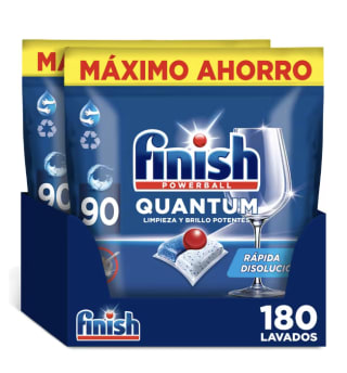 Finish Powerball Quantum 180 pastillas por 25,33€