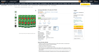 Cerveza Heineken 24 Latas por $336 | Descuento Amazon