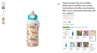 Mepal Campus luipaard drinkbus voor €4 bij Amazon