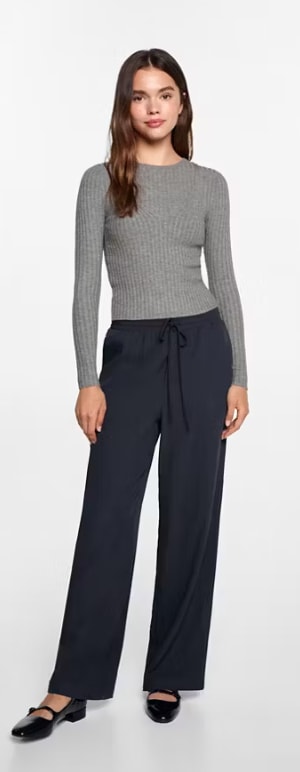 Jersey de canalé top por 5.99