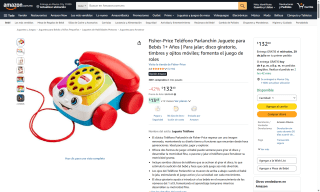 Fisher-Price Teléfono Parlanchín por $132 | Oferta Amazon