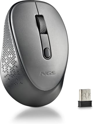NGS Dew Lilac Ratón Óptico Inalámbrico dpi Ajustable 800/1600 por 4.95€ dos colores