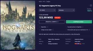 Hogwarts Legacy (PC) por $112 | CDKeys