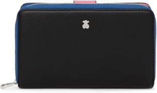 TOUS Billetera Mediana de Poliuretano con Efecto Saffiano por 34€