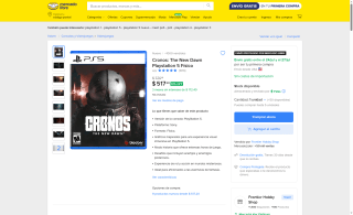 Cronos: The New Dawn PS5 por $437 | Mercado Libre