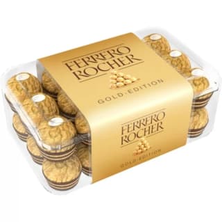 2 cajas Bombones chocolate y avellana Ferrero Rocher estuche 30 ud. por 16,48€