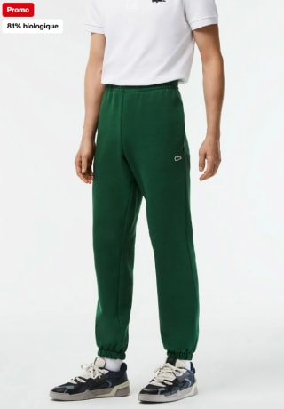 Pantalon de sûrvetement Lacoste vert à 35,95€