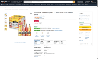 Sidra Strongbow 12pz 330ml por $195 | Oferta Amazon