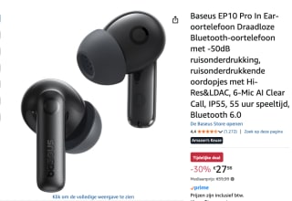 OS-Baseus Bass EP10 Pro voor €27,98 bij Amazon