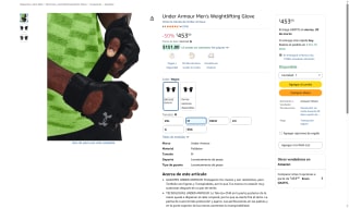Guantes Entrenamiento Under Armour Hombre M/G por $453 | Amazon