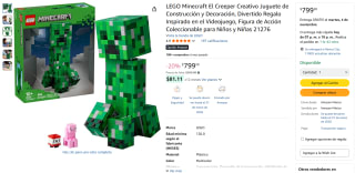 LEGO Minecraft El Creeper Creativo por $799 | Oferta Amazon