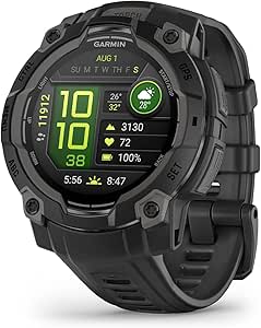Garmin Instinct 3, Reloj Inteligente con GPS, Pantalla AMOLED de 45 mm por 258.30€