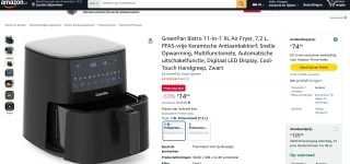 GreenPan Bistro 11-in-1 Airfryer voor €74,90
