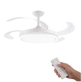 Ventilador de Techo con Luz LED 72W Motor DC Silencioso 6 Velocidades por 30.55€