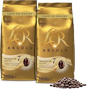 2Kg Café en Grains L'OR Absolu Arabica & Robusta à 29,11€