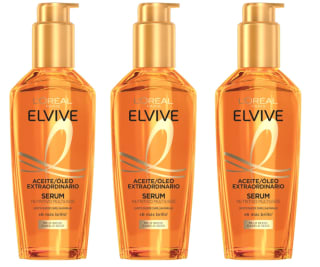 3 Botes de ELVIVE Aceite Extraordinario 100ML Sérum para cabello seco a 14.78€